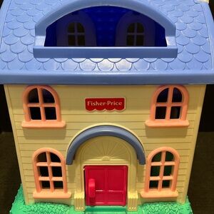 Fisher Price Loving Family Hideaway Dollhouse  doll house Fisher Price 1986 toy